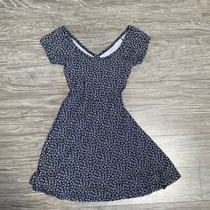 H&M open back skater dress